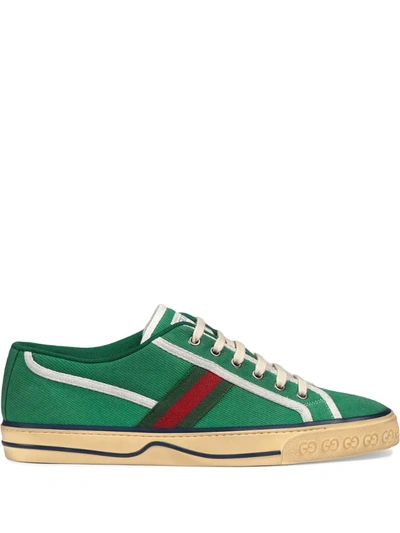 Gucci Men's  Tennis 1977 Sneaker In Green
