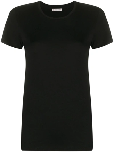 Moncler Round-neck T-shirt In Black
