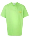 Msgm Logo Printed T-shirt In Green