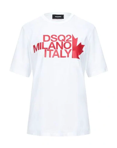 Dsquared2 T-shirts In White