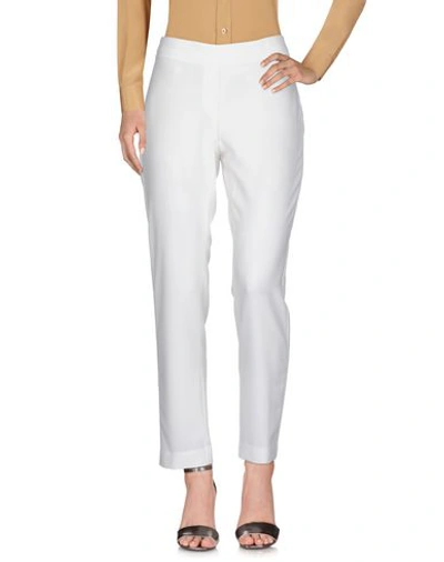 Angelo Marani Casual Pants In White