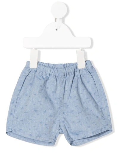 Knot Babies' Barney Shorts In Blue