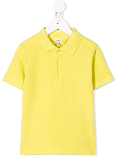 Knot Kids' Short Sleeve Polo Shirt In Yellow