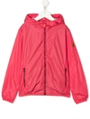 Save The Duck Kids' Contrast Zip Up Jacket In Red