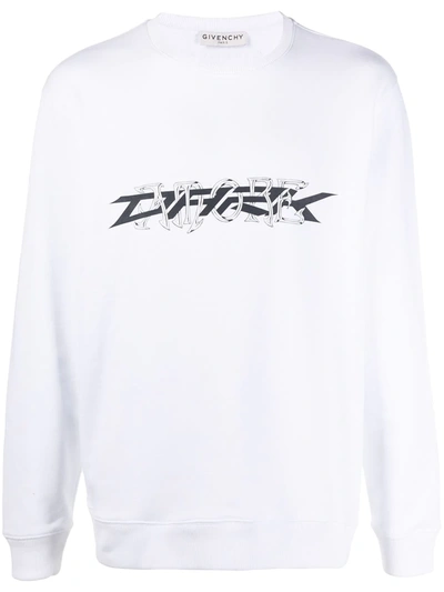 Givenchy Amore Sweatshirt In White