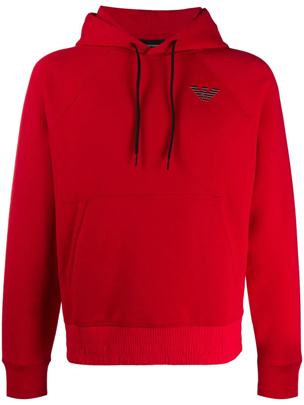 armani red hoodie