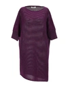 Angelo Marani Short Dress In Purple
