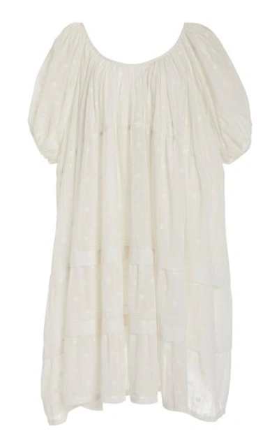 Anaak Jaipur Poet Cotton Mini Dress In White