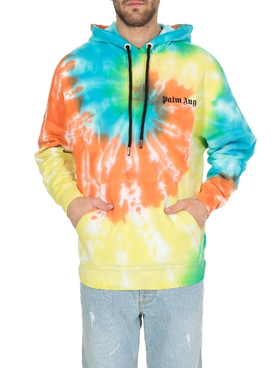 Palm Angels Multicolor Tie Dye Hoodie