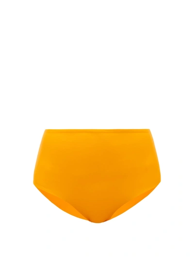 Jade Swim Bound High Waist Bikini Bottom In Golden