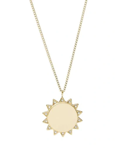 Fossil Necklace In Gold