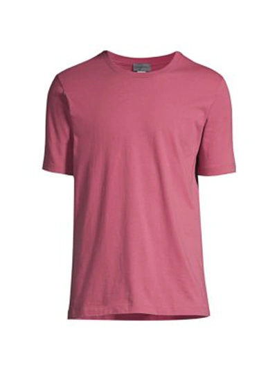 Hanro Living Short-sleeve Crew In Vino