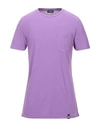 Drumohr T-shirts In Purple