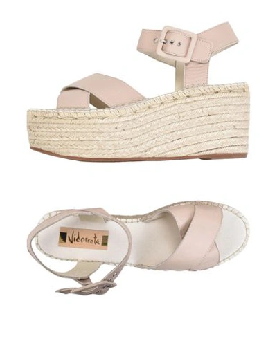 Vidorreta Sandals In Pale Pink