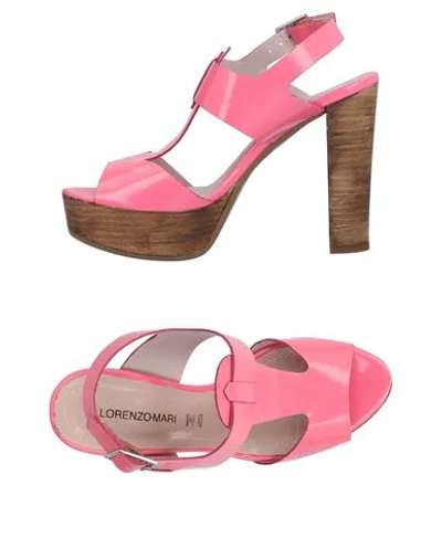 Lorenzo Mari Sandals In Pink