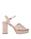 Carmens Sandals In Pale Pink