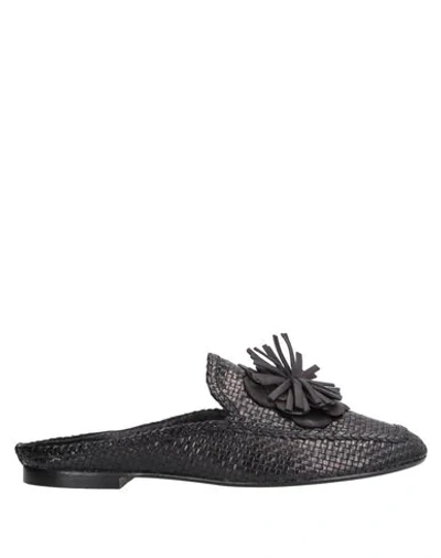 Cafènoir Woman Mules & Clogs Black Size 6 Soft Leather In Black