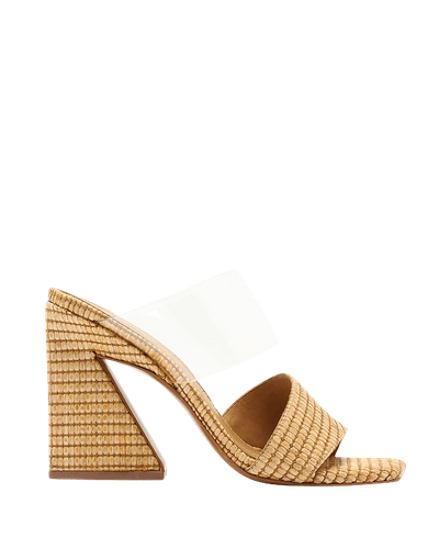 Mercedes Castillo Mildred Two-band Slide Sandals In Beige