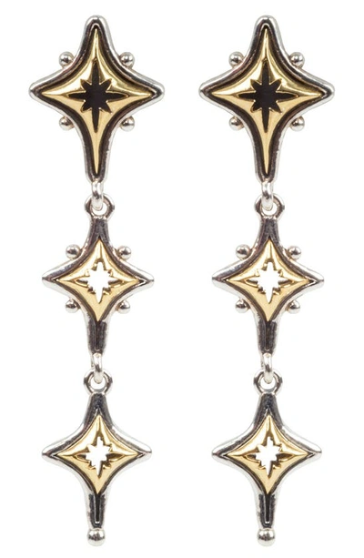 Konstantino Astria Starstruck Drop Earrings In Gold