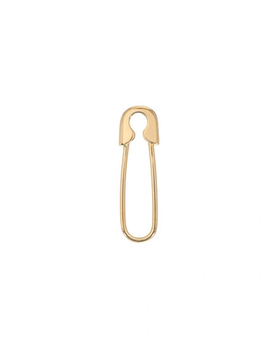Zoe Lev Jewelry 14k Gold Safety Pin Earring, Single