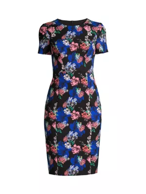 black halo jodee sheath dress