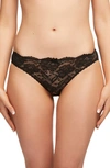 Dita Von Teese Cora Lace G-string Thong In Black