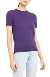 Theory Featherweight Cashmere Sweater In Amethyst