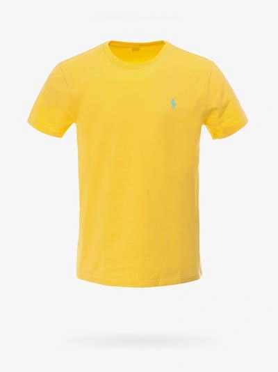 Polo Ralph Lauren Classic T-shirt In Yellow