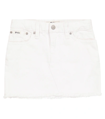Polo Ralph Lauren Kids' Toddler Girls Denim Shorts In White