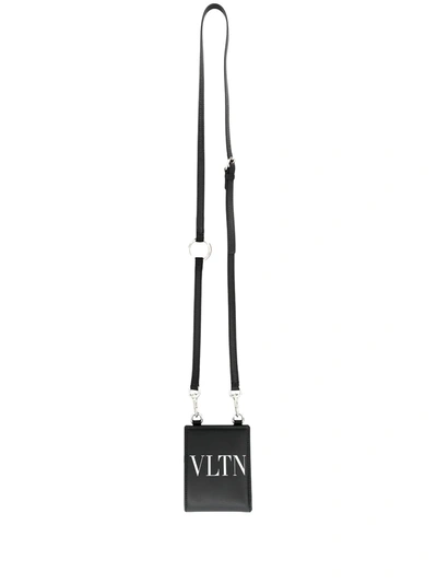 Valentino Garavani Vltn Coin Purse In Black