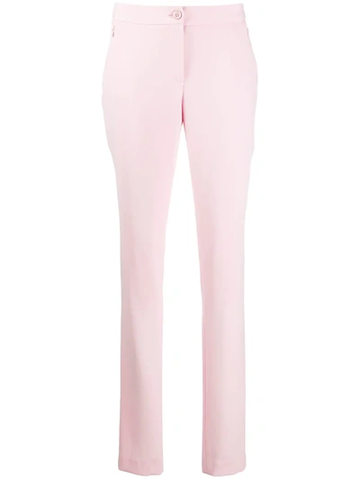 Talbot Runhof Slim Stretch Fit Trousers In Pink