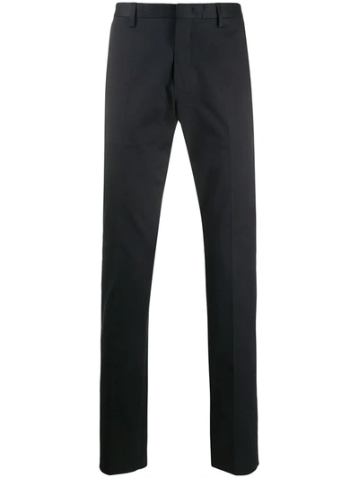 Paul Smith Mid-rise Tailored Trousers In Blue