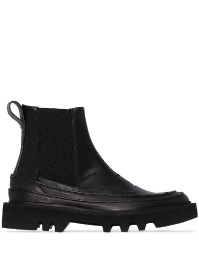 Rombaut Chunky Chelsea Boots In Black