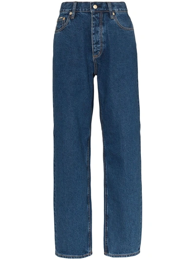 Eytys Benz High-waisted Jeans In Blue