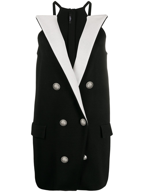 blazer dress balmain