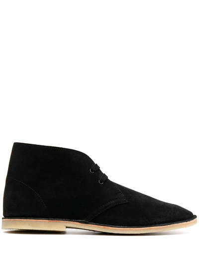 Ps By Paul Smith Lace-up Ankle Boots In Black