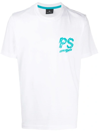 Ps By Paul Smith Logo T-shirt In White