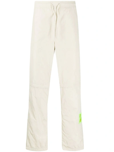 Tommy Hilfiger Drawstring Straight-leg Trousers In Neutrals