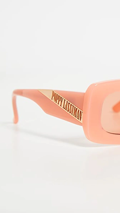 Poppy Lissiman Marteeni Sunglasses In Melon