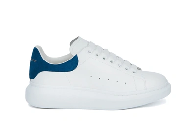 Pre-owned Alexander Mcqueen  Oversized Worker Blue In White