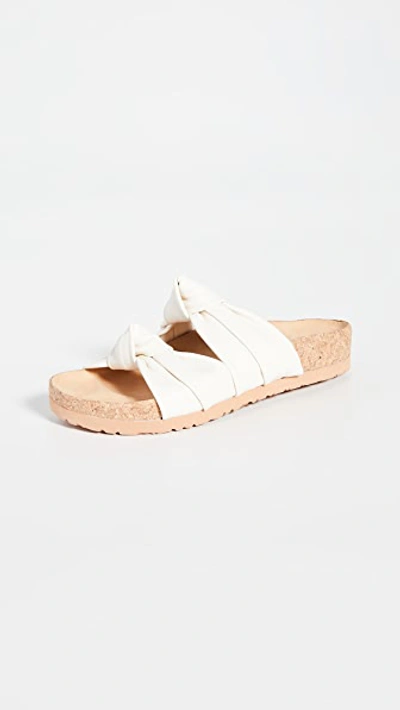 Soludos Clara Knotted Sandals In White