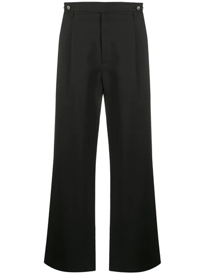 Marni Side Buttoned Trousers In Grey