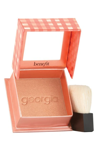 Benefit Cosmetics Mini Georgia Golden Peach Powder Blush In N,a
