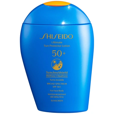 Shiseido Ultimate Sun Protector Lotion Spf 50+ Sunscreen 50 oz / 150 ml