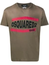 Dsquared2 Logo Print T-shirt In Brown