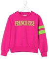 Alberta Ferretti Kids' Slogan Embroidered Jumper In Pink