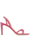 Giuseppe Zanotti 90mm Heeled Strappy Sandals In Pink