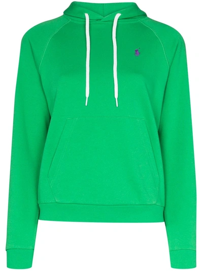 Polo Ralph Lauren Polo Pony Embroidered Hoodie In Green