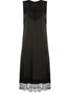 N°21 Sleeveless Dress With Lace In Black