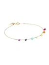 Persée Women's Chakras 18k Yellow Gold & Multi-stone Chain Bracelet